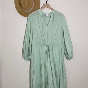 a new day Mint Green Midi Dress